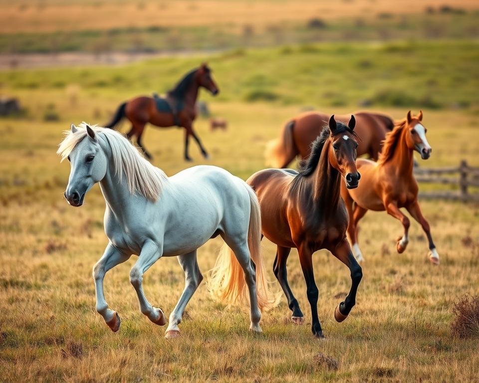 Pferdetypen Bewegungsformen