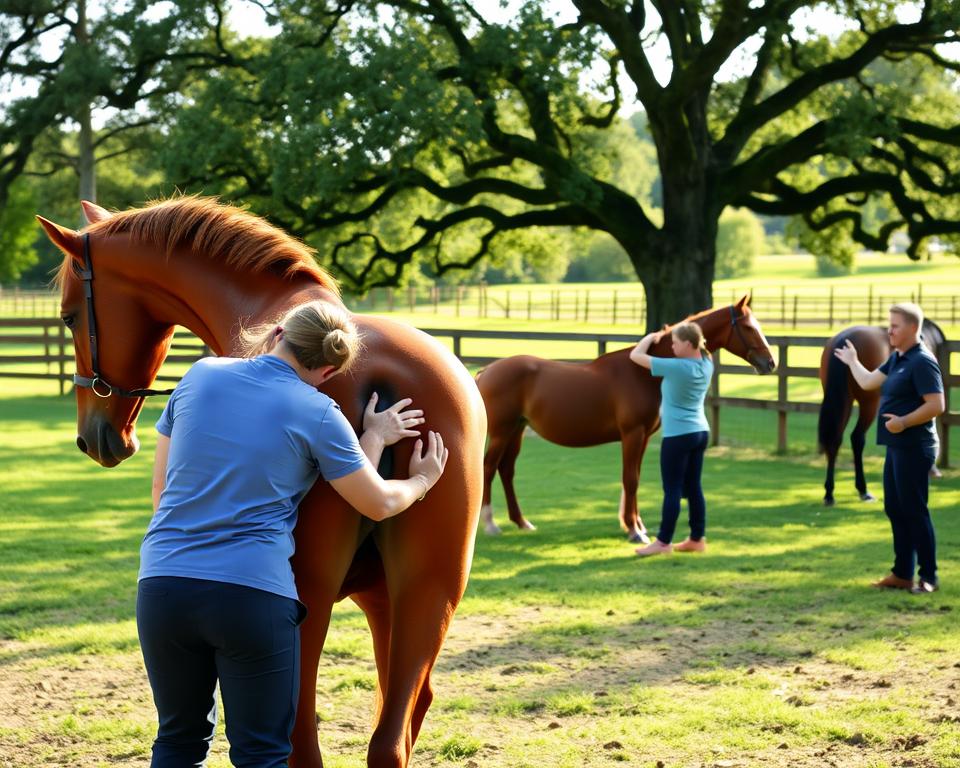 Physiotherapie im Pferdesport Physiotherapie im Pferdesport
