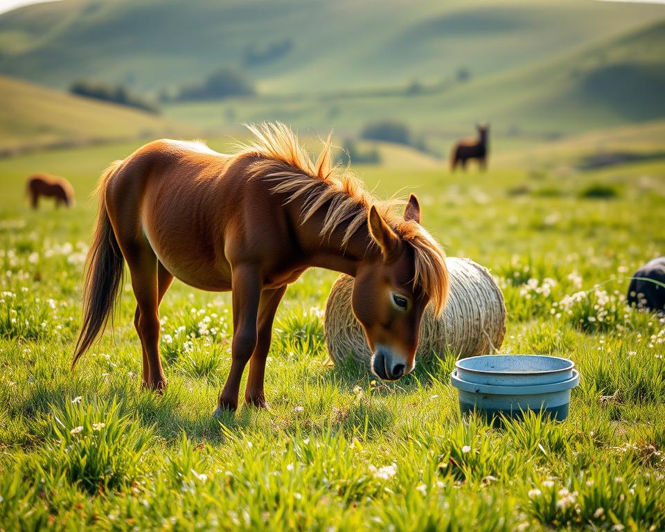 Pony Ernährung und Pflege