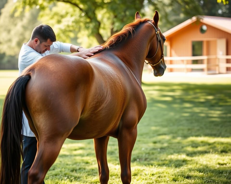 Prävention von Pferdeblockaden