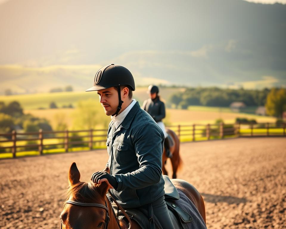 Praktische Ausbildung Reitlehrer in Aktion