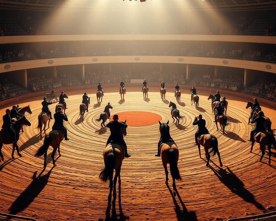 Quadrille-Formationen im Überblick Quadrille-Formationen im Überblick