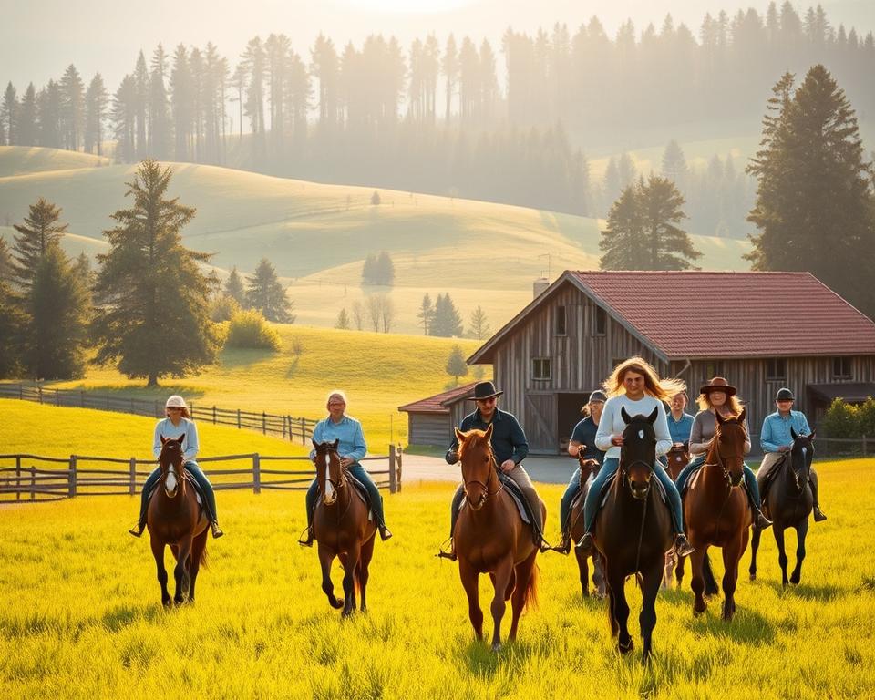 Reiturlaub Aktivitäten auf dem Reiterhof