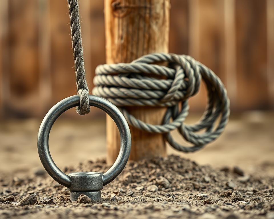 Sichere Anbindevorrichtung für Pferde