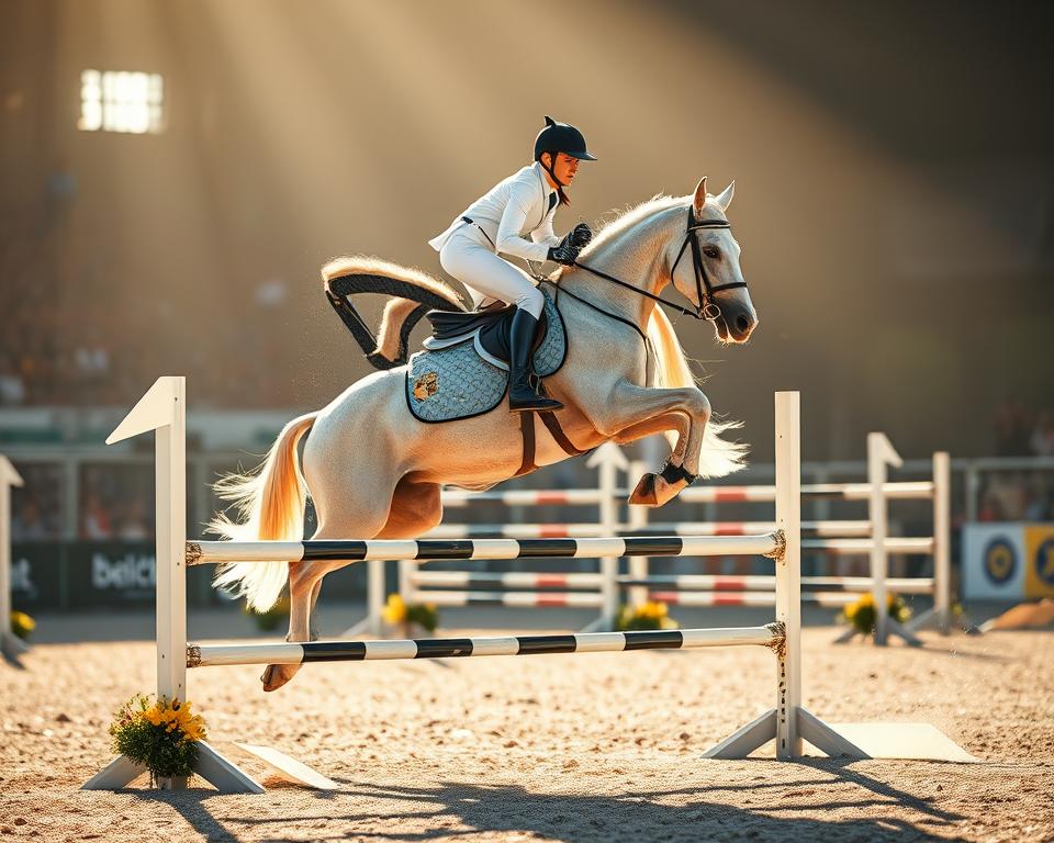 Springreiter Techniken im Parcours Springreiter Techniken im Parcours