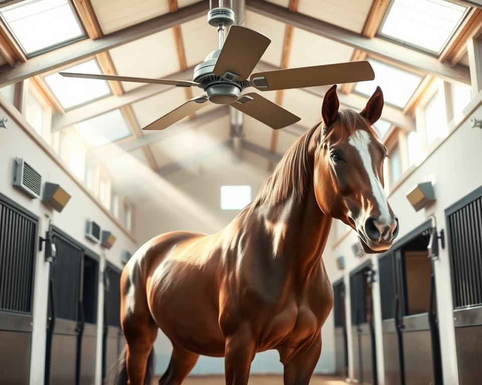Stallklima Pferd Belüftungssystem