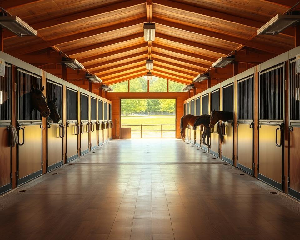 Staubfreier Pferdestall Optimierung