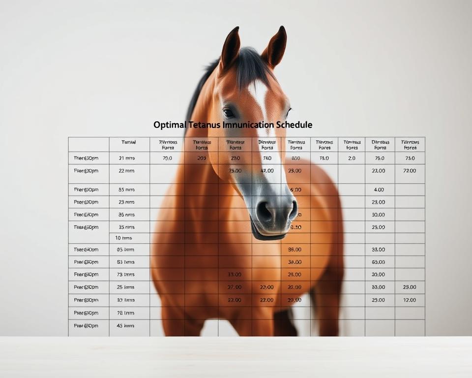 Tetanus Impfplan für Pferde