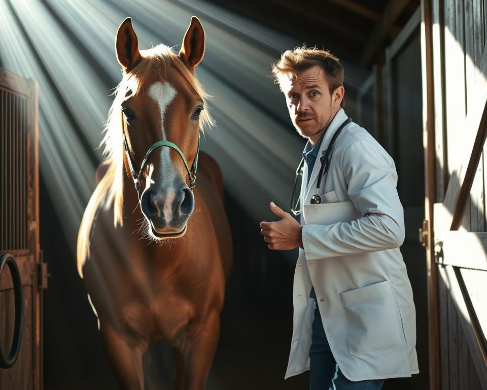 Tierarzt Fieber Pferd Notfall