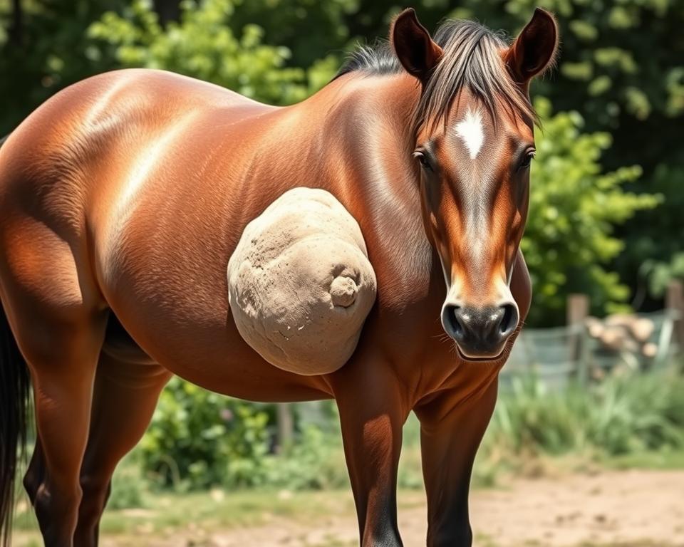 Tumoranzeichen bei Pferden