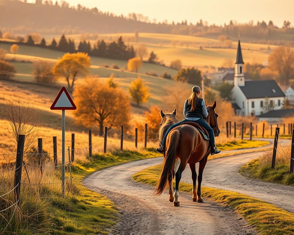 Verkehrsregeln beim Reiten Verkehrsregeln beim Reiten