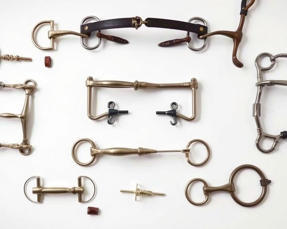Verschiedene Pferdegebisstypen