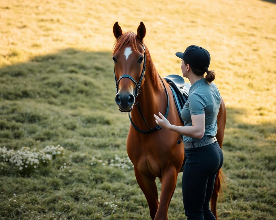 Vertrauensaufbau Pferd-Reiter