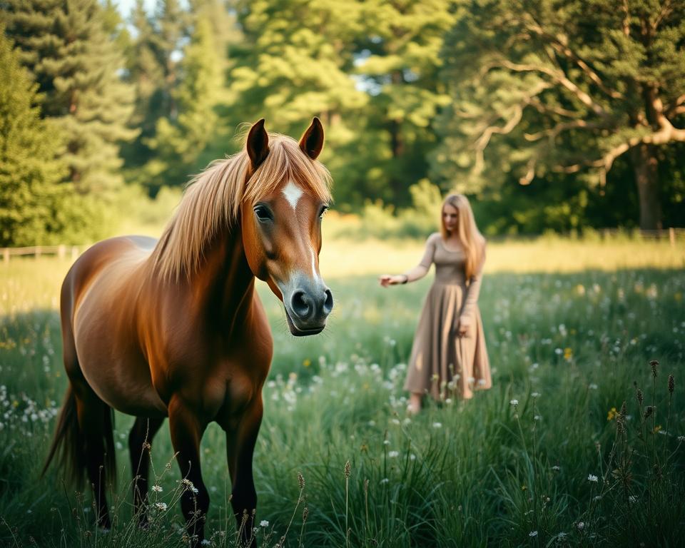 Vertrauensaufbau mit Pferden