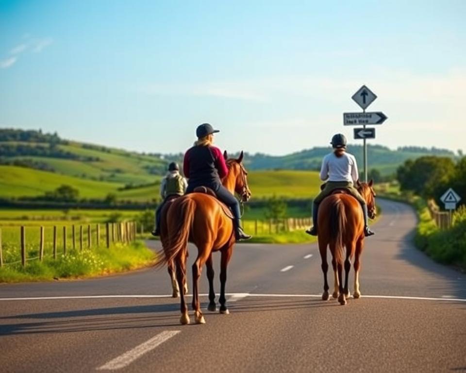 Vorfahrtsregeln beim Reiten
