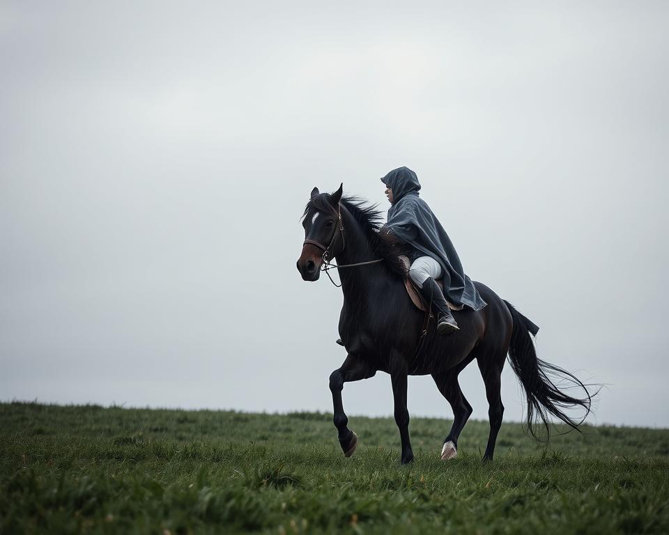 Wetterbedingungen beim Reiten
