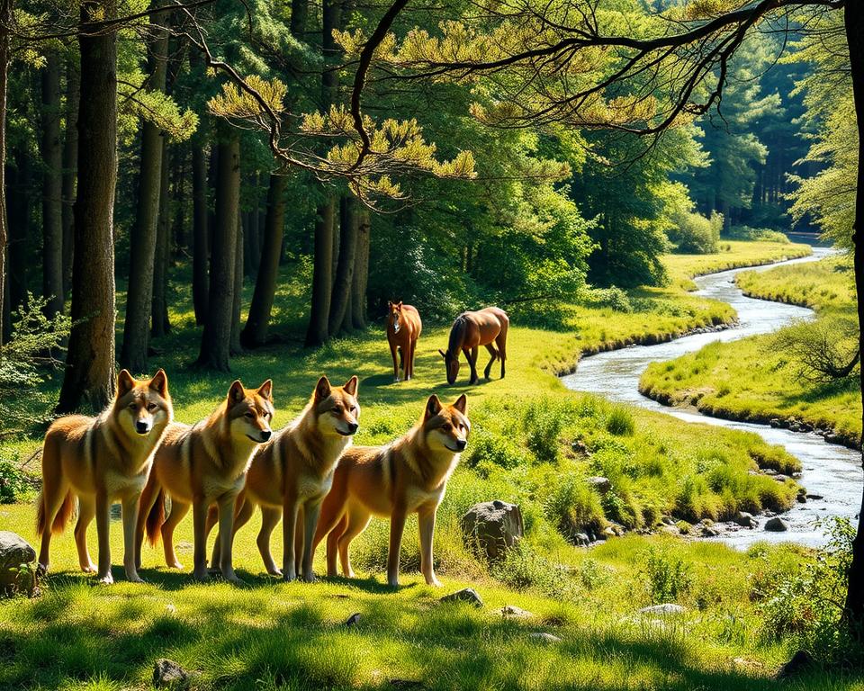 Wolf Jagdverhalten und Pferde Wolf Jagdverhalten und Pferde