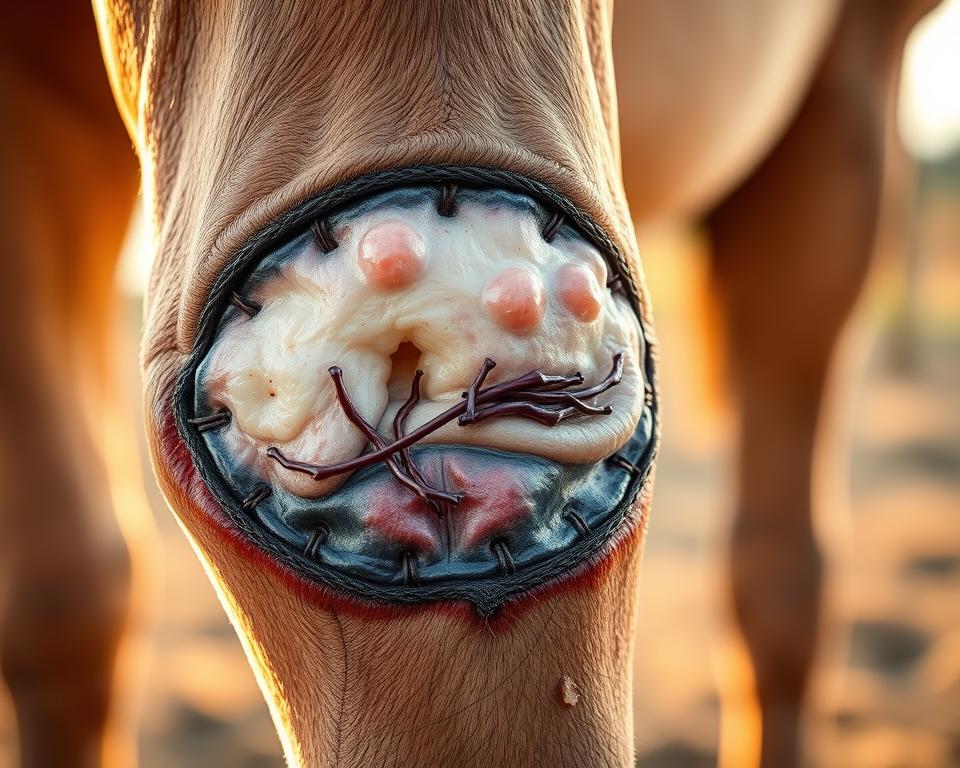 Wundheilungsprozess beim Pferd