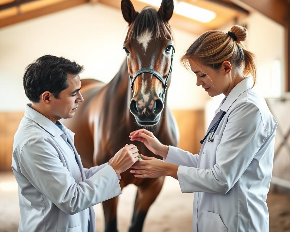 Wundsalbe Anwendung beim Pferd