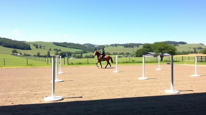 galoppstangen abstand