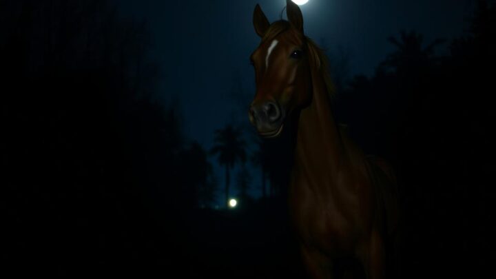 können pferde im dunkeln sehen