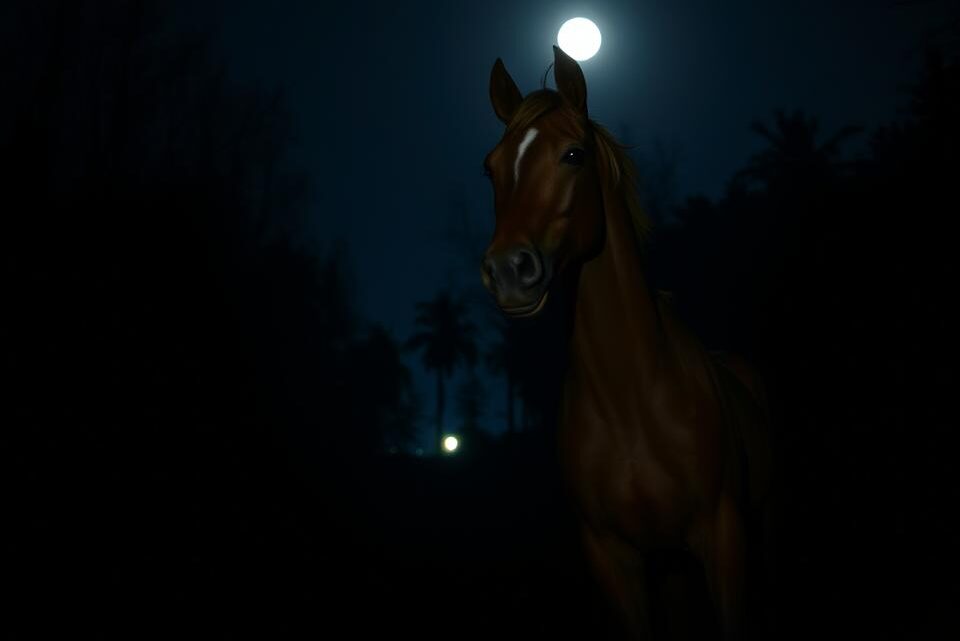 können pferde im dunkeln sehen