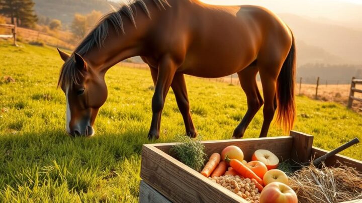 natürliche pferdefütterung