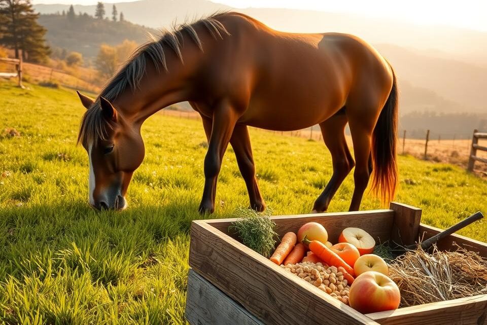 natürliche pferdefütterung