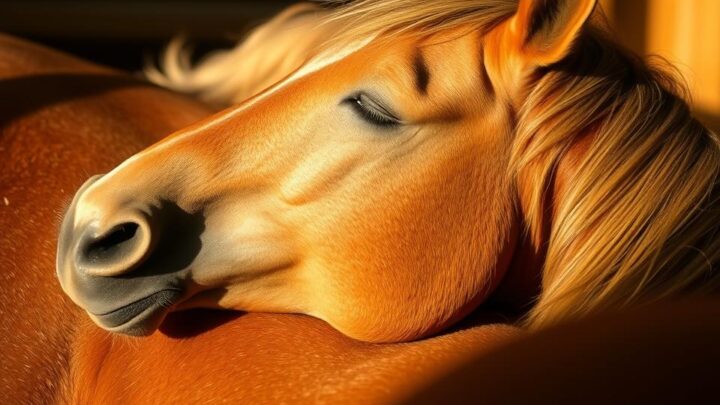 rem schlafmangel pferd behandlung