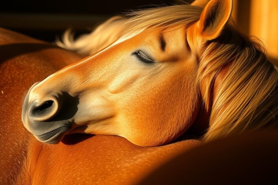 rem schlafmangel pferd behandlung