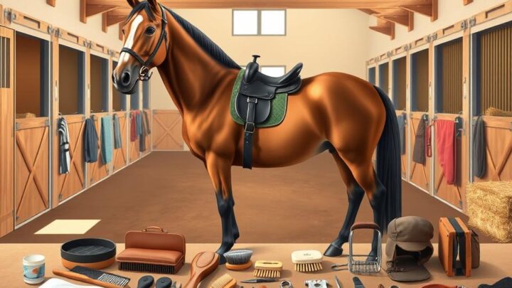was ist die grundausstattung für ein pferd?