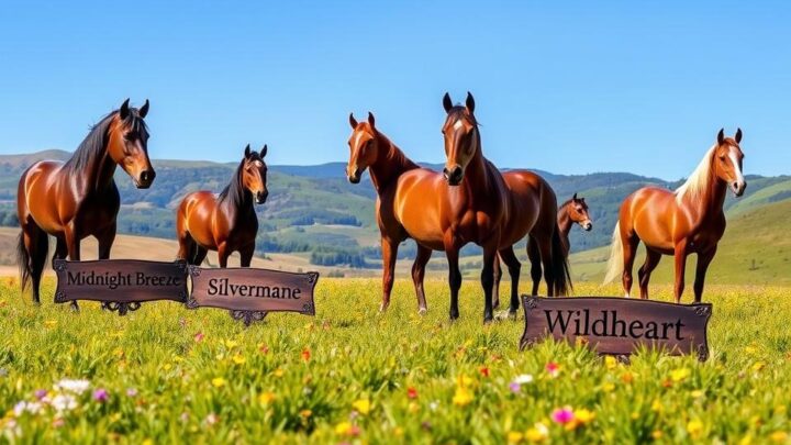 was sind schöne namen für pferde?