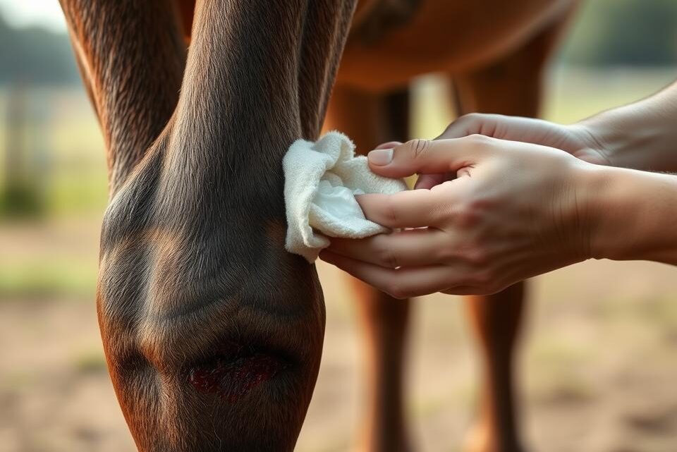 welche salbe auf offene wunde pferd?