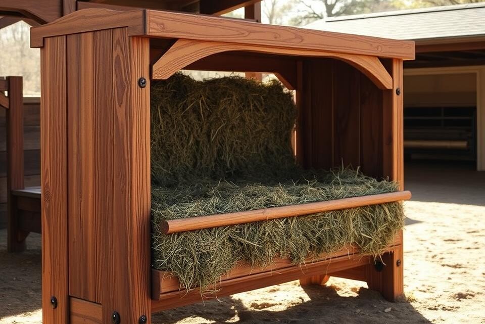 welches holz für heuraufe pferd?