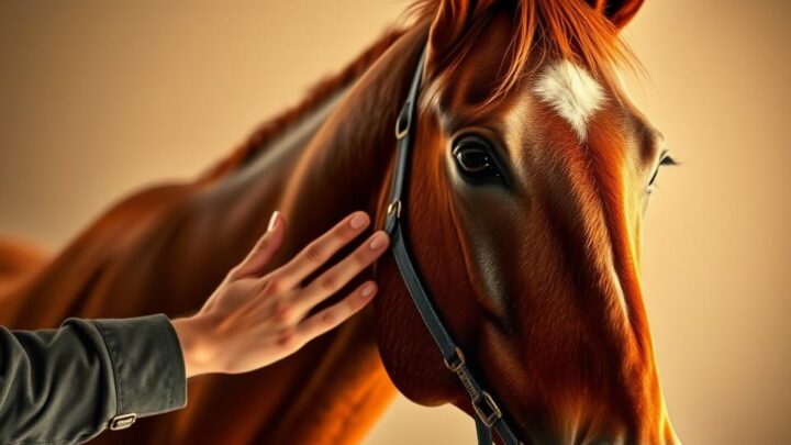 wie beruhigt man ein aufgeregtes pferd?