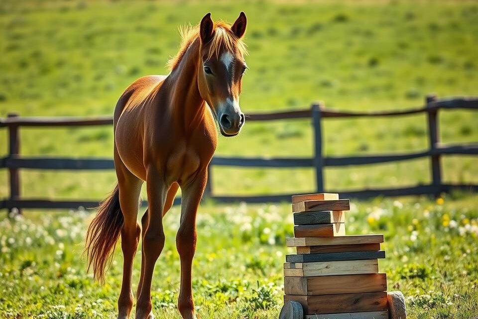 wie beschäftige ich ein junges pferd?