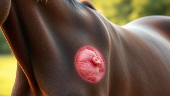 wie erkennt man phlegmone beim pferd?