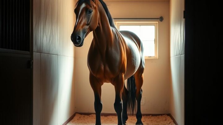 wie lange darf ein pferd in der box stehen?