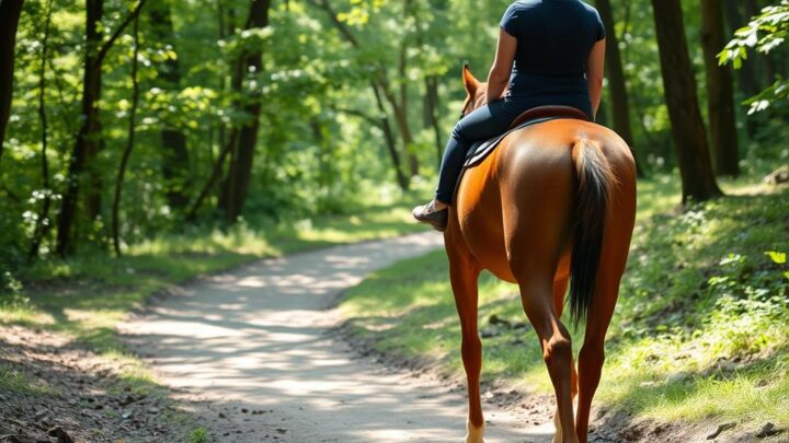 wie lange darf man ein untrainiertes pferd reiten?