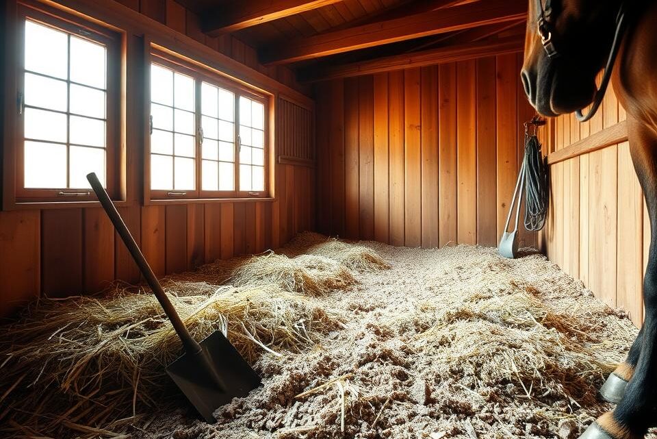 wie oft muss man die einstreu bei einem pferd wechseln?