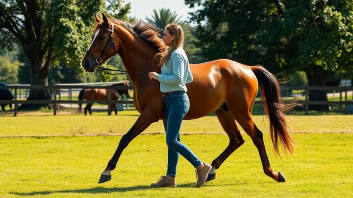 wie oft sollte man ein pferd in der woche longieren?