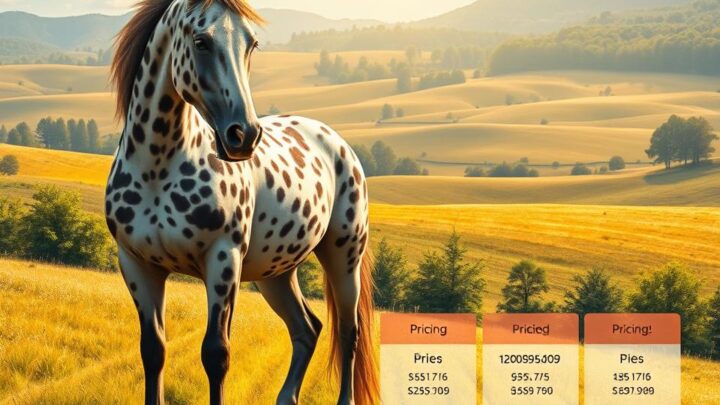 wie viel kostet ein scheckes pferd?